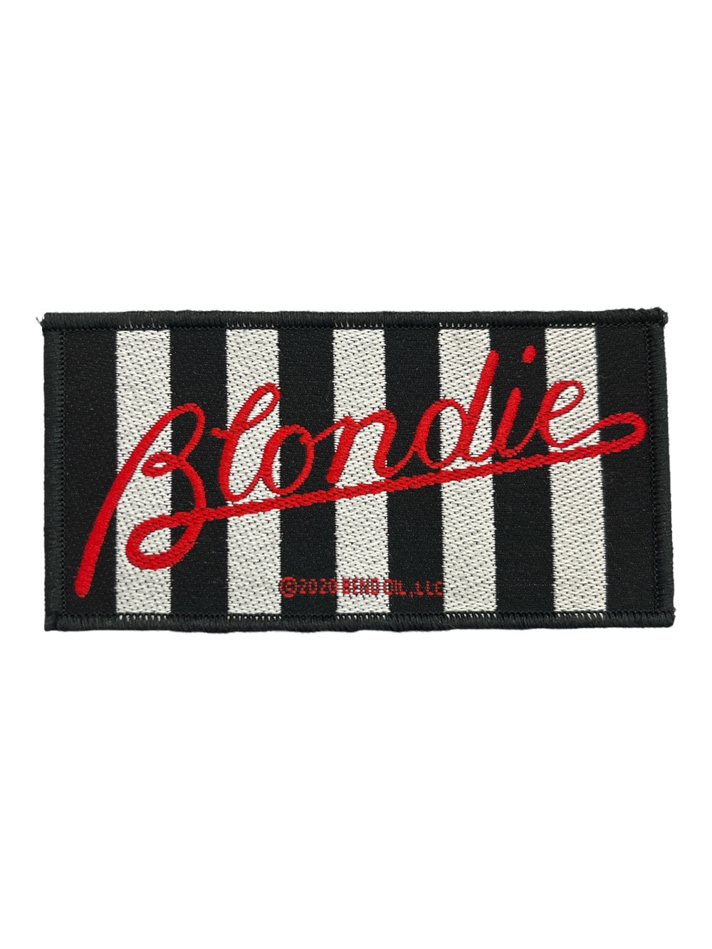 Blondie Stripped Logo Official Woven Patch Brand New