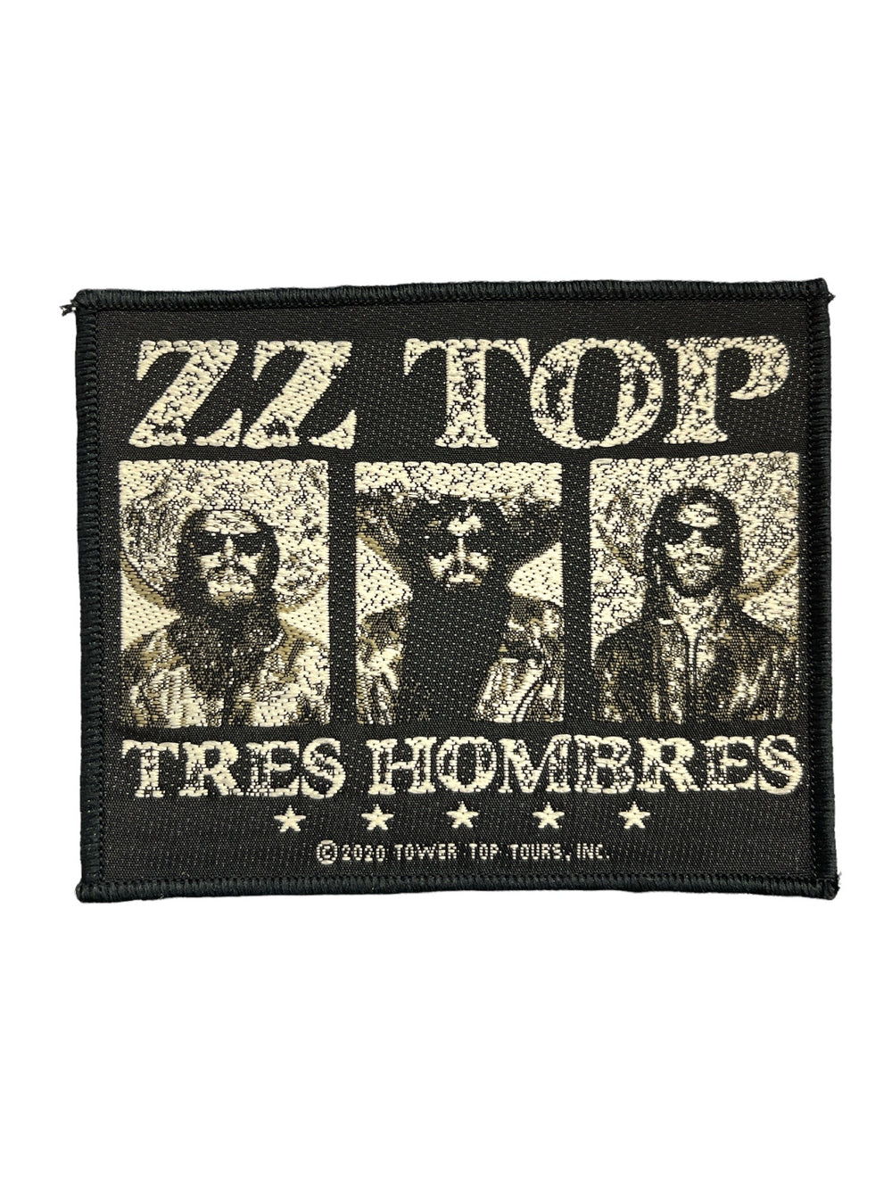 ZZ Top Tres Hombres Official Woven Patch Brand New