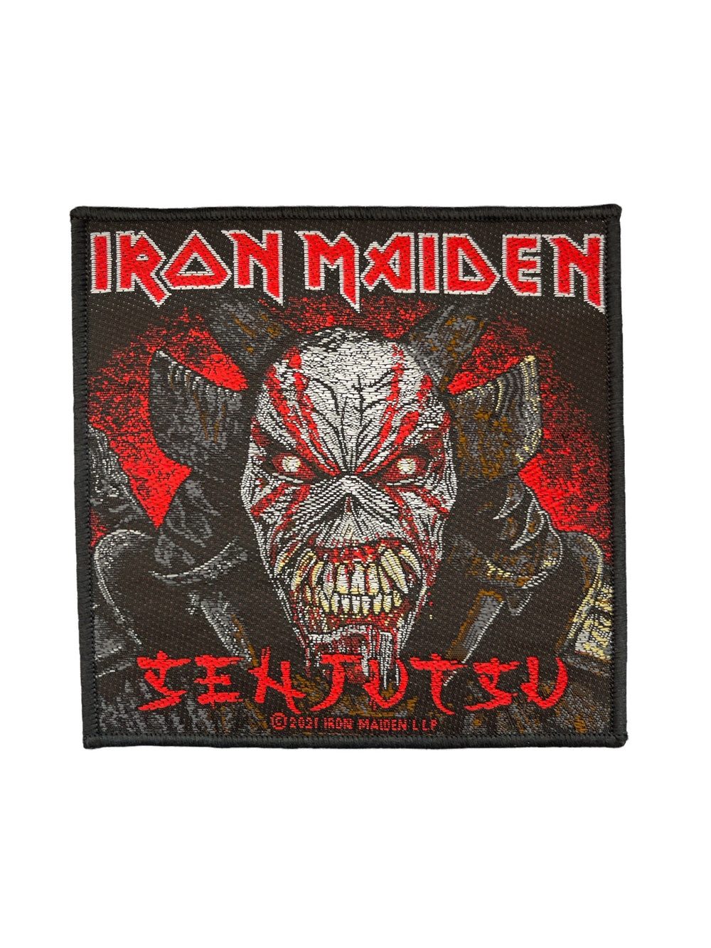 Iron Maiden Senjutsu Back Cover Official Woven Patch Brand New