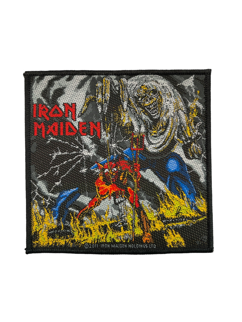 Iron Maiden Number Of The Beast Official Woven Patch Brand New