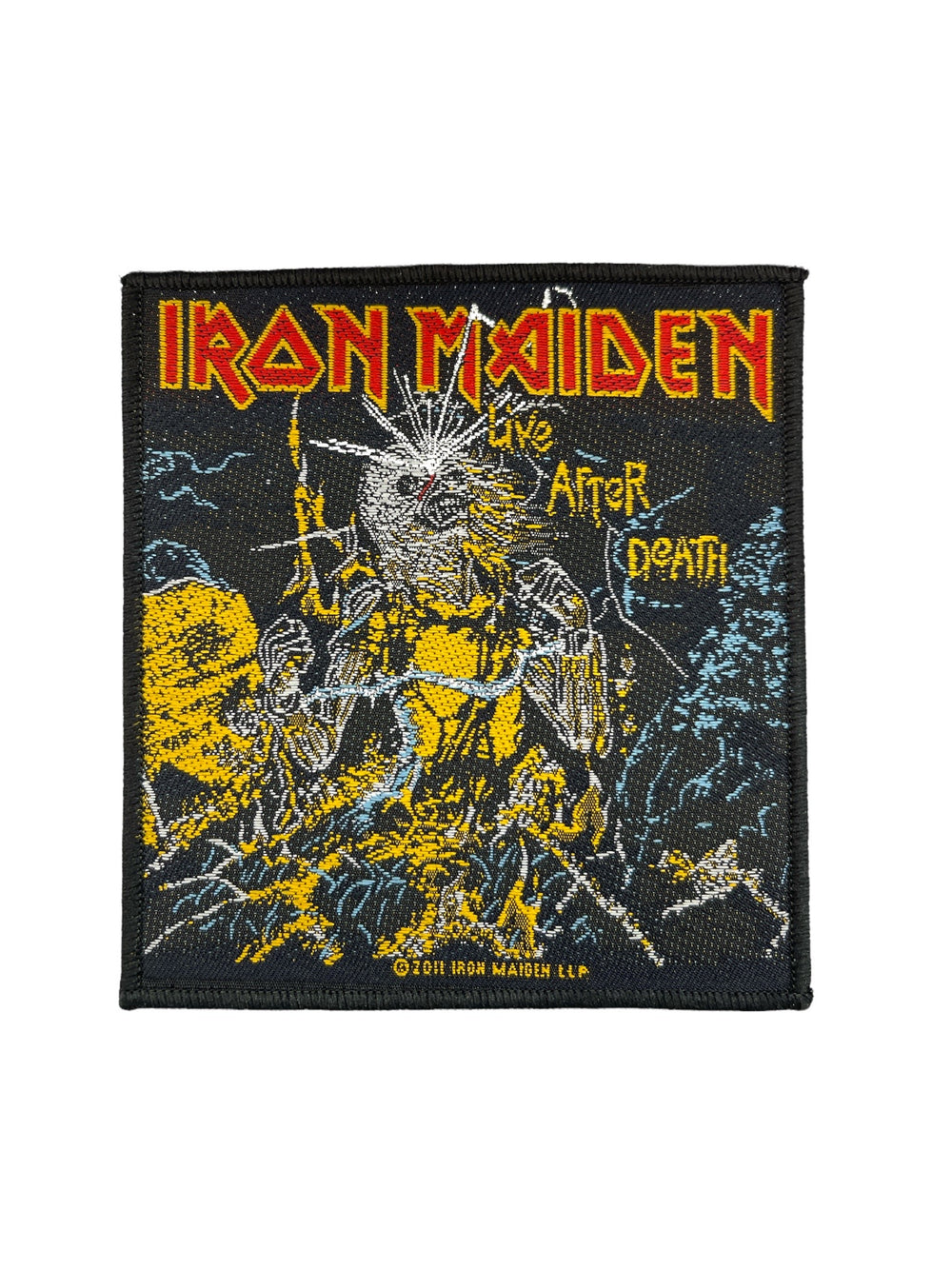 Iron Maiden Live After Death Official Woven Patch Brand New