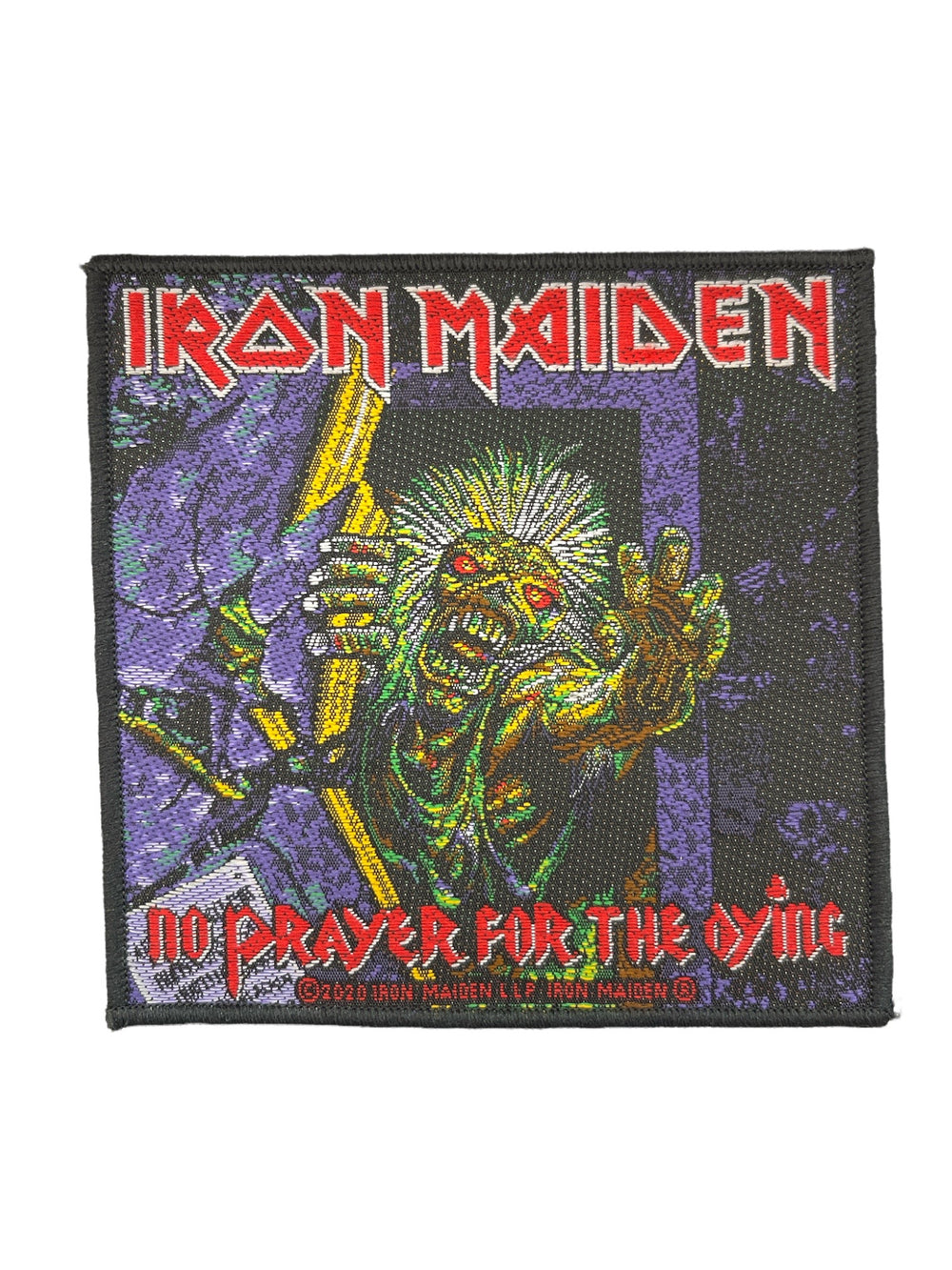Iron Maiden No Prayer For the Dying Official Woven Patch Brand New