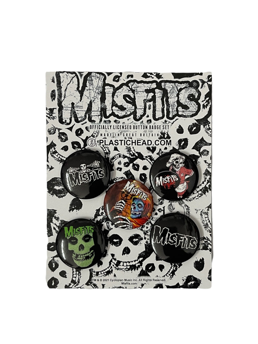 Misfits The Official Merchandise Badge Pack Brand New -  134