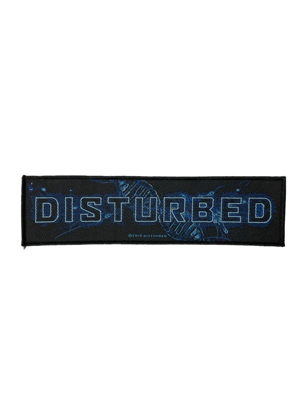 Disturbed Super Strip Patch: Blue Blood Band Name Official Woven Patch Brand New