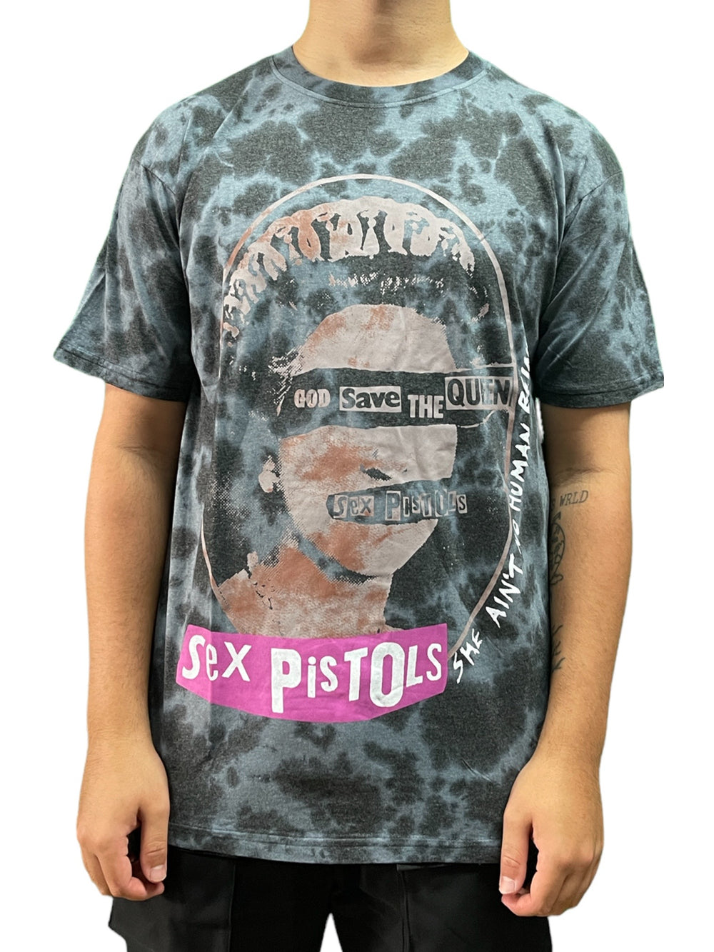 Sex Pistols - God Save The Queen (Dip-Dye) Official Unisex T Shirt  Various Sizes NEW