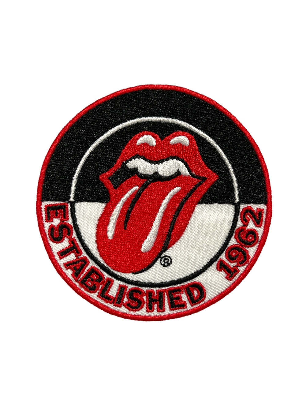 Rolling Stones The Established 1962 Version 2 Official Woven Patch Brand New