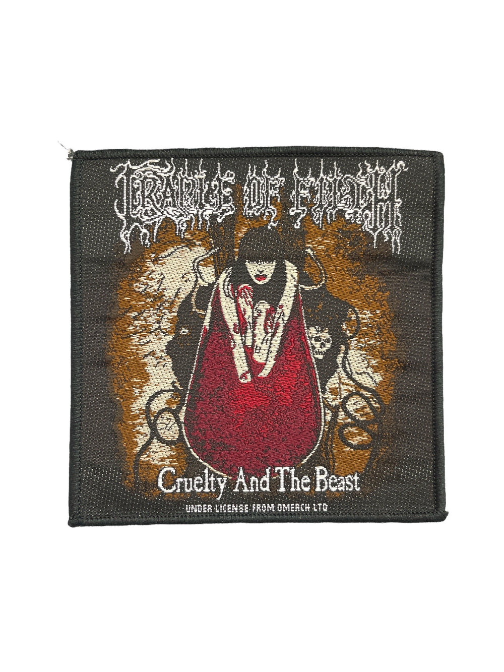 Cradle Of Filth Cruelty & The Beast Official Woven Patch Brand New