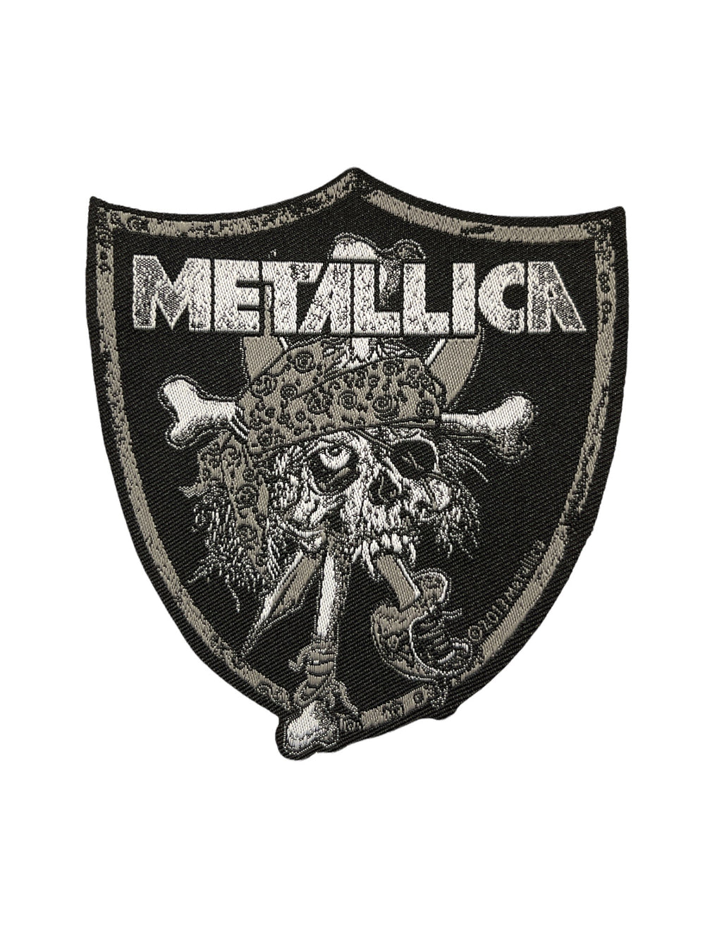 Metallica Raiders Official Woven Patch Brand New