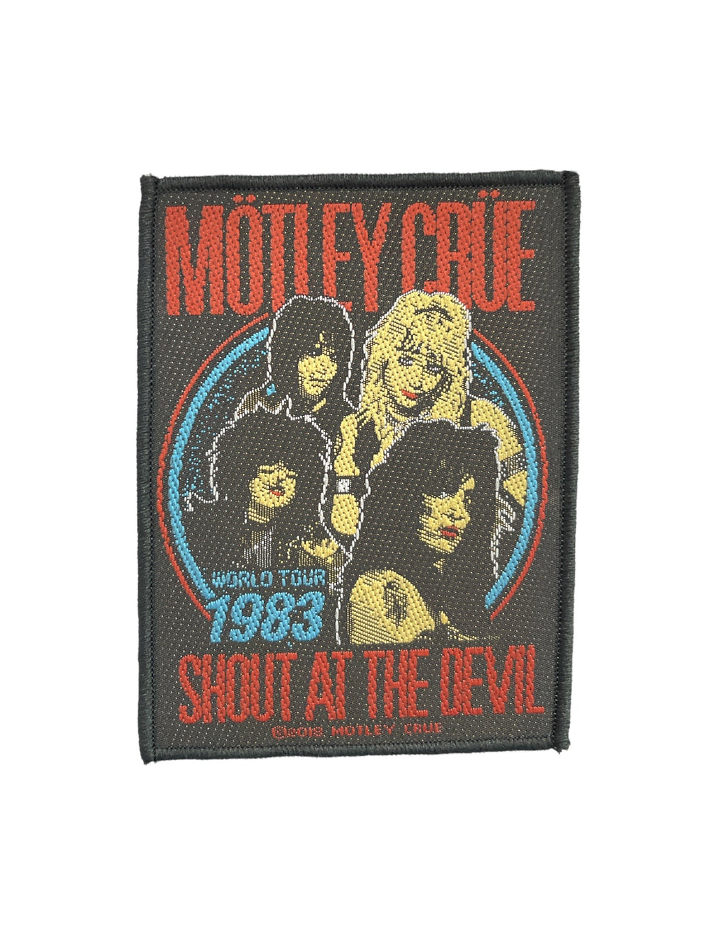 Motley Crue Shout At The Devil Official Woven Patch Brand New