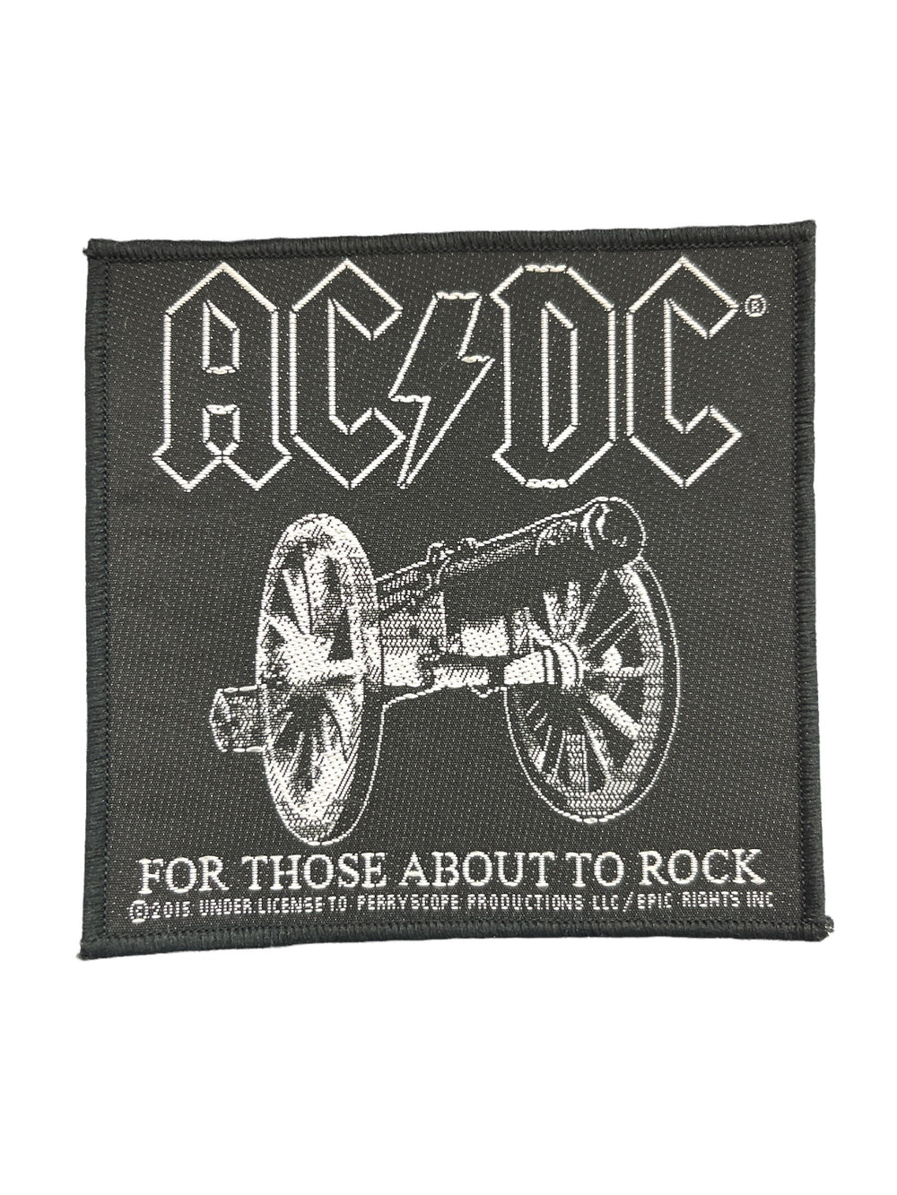 AC/DC For Those About To Rock Official Woven Patch Brand New