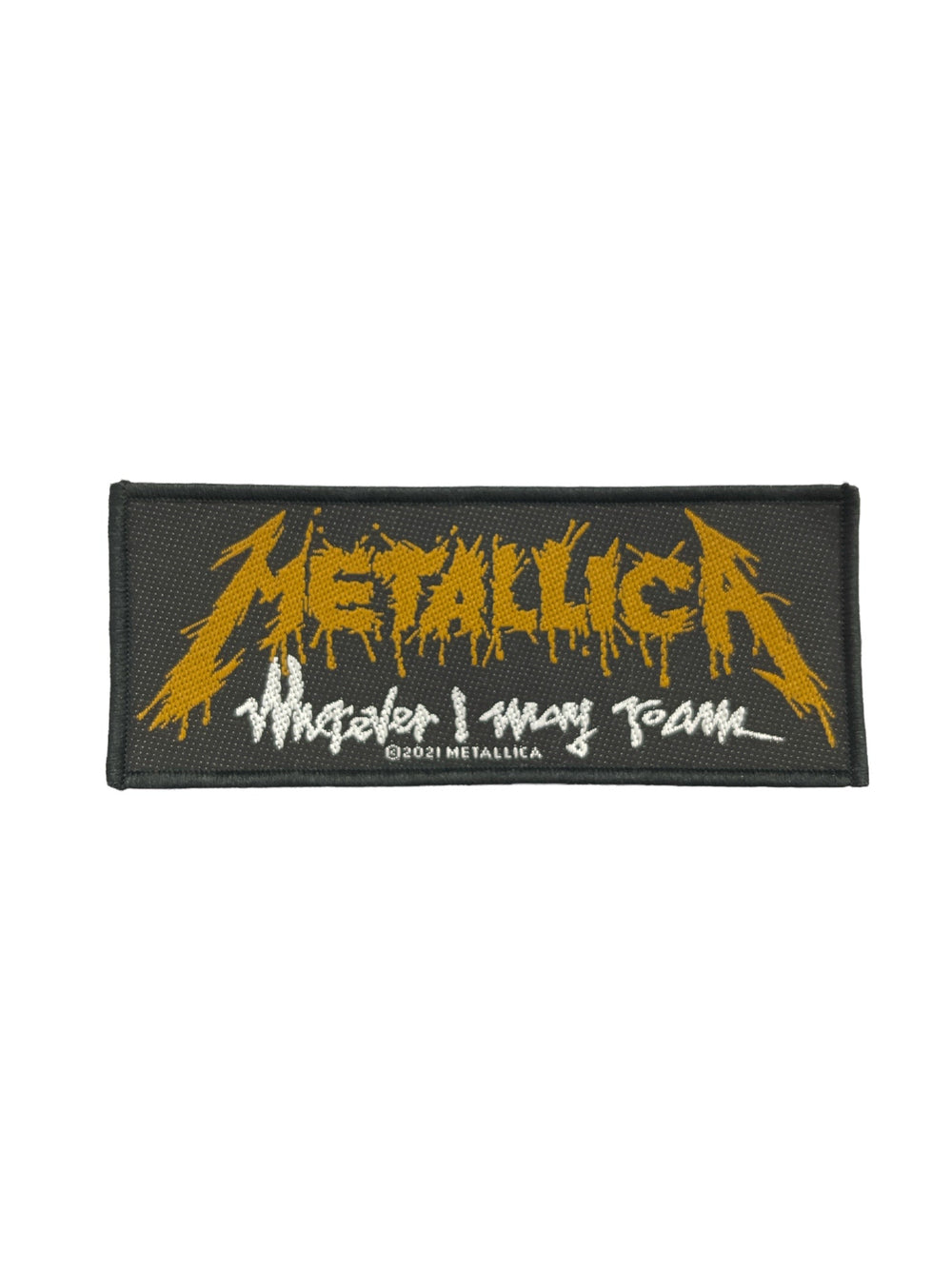 Metallica Wherever I May Roam Official Woven Patch Brand New