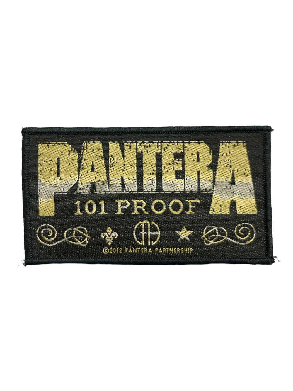 Pantera 101 Proof Official Woven Patch Brand New