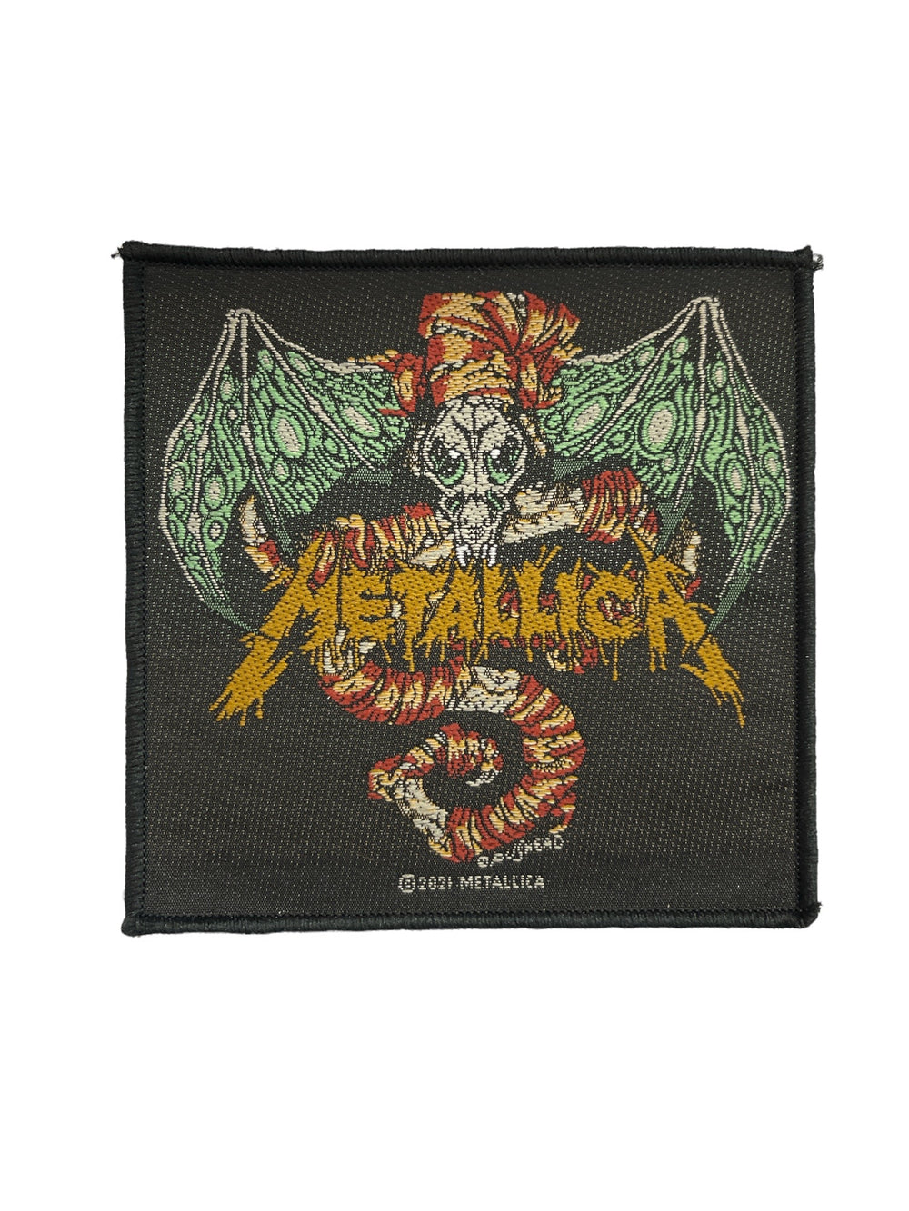Metallica Wherever I May Roam SQUARE Official Woven Patch Brand New