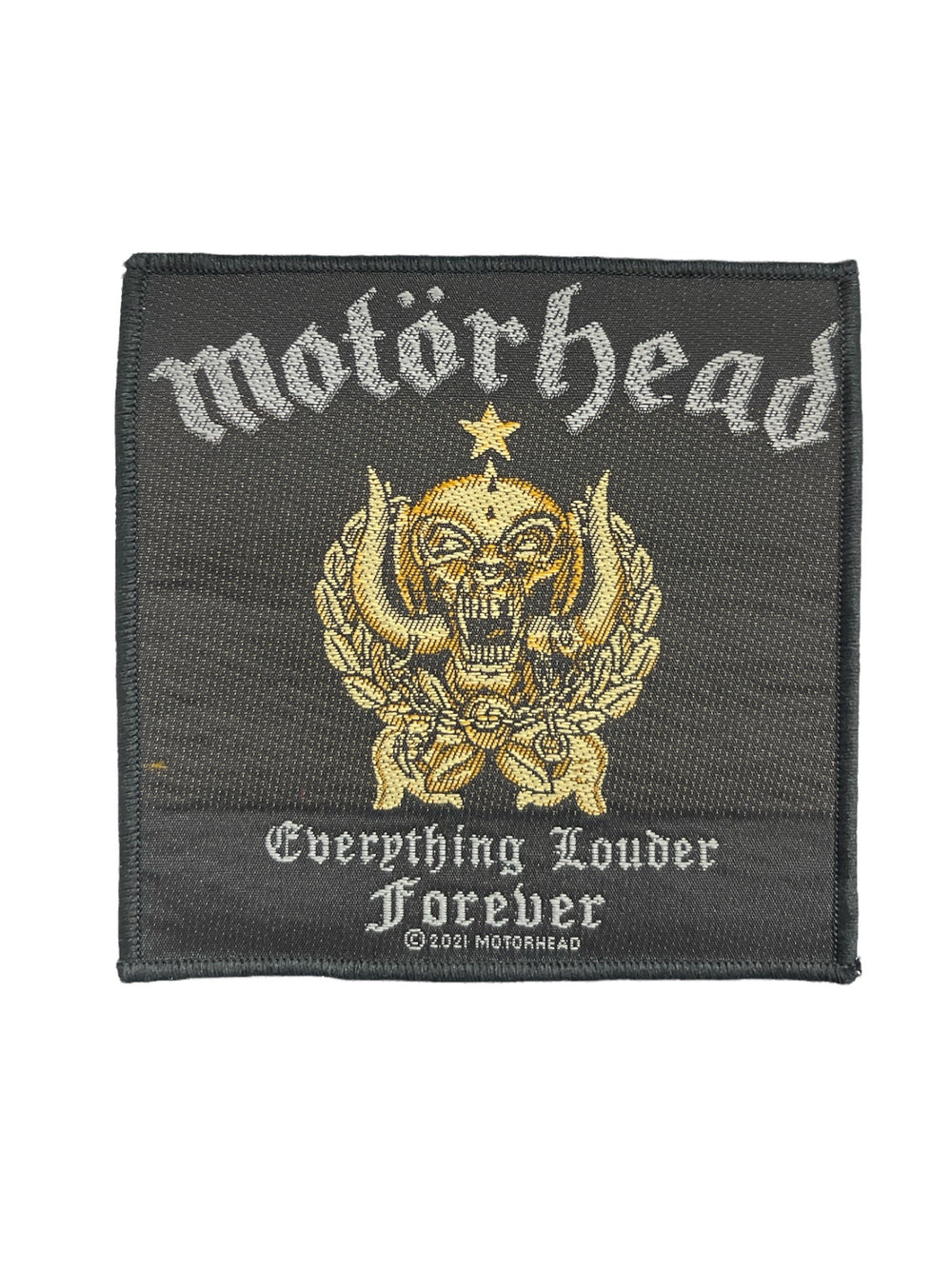 Motorhead Everything Louder Forever Official Woven Patch Brand New