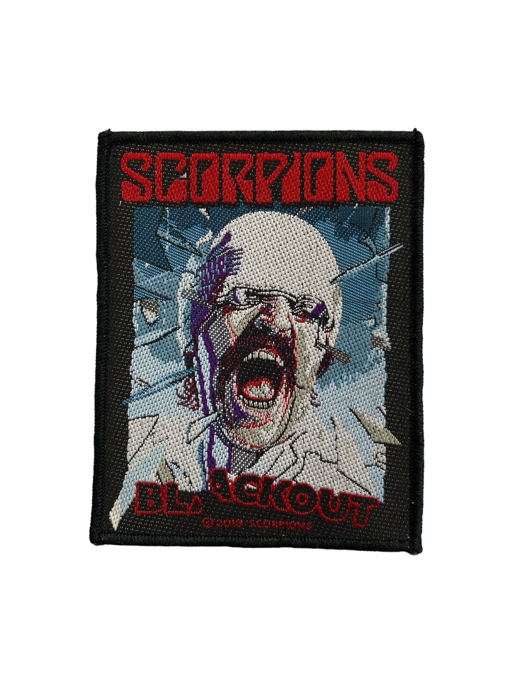 Scorpions The Blackout Official Woven Patch Brand New
