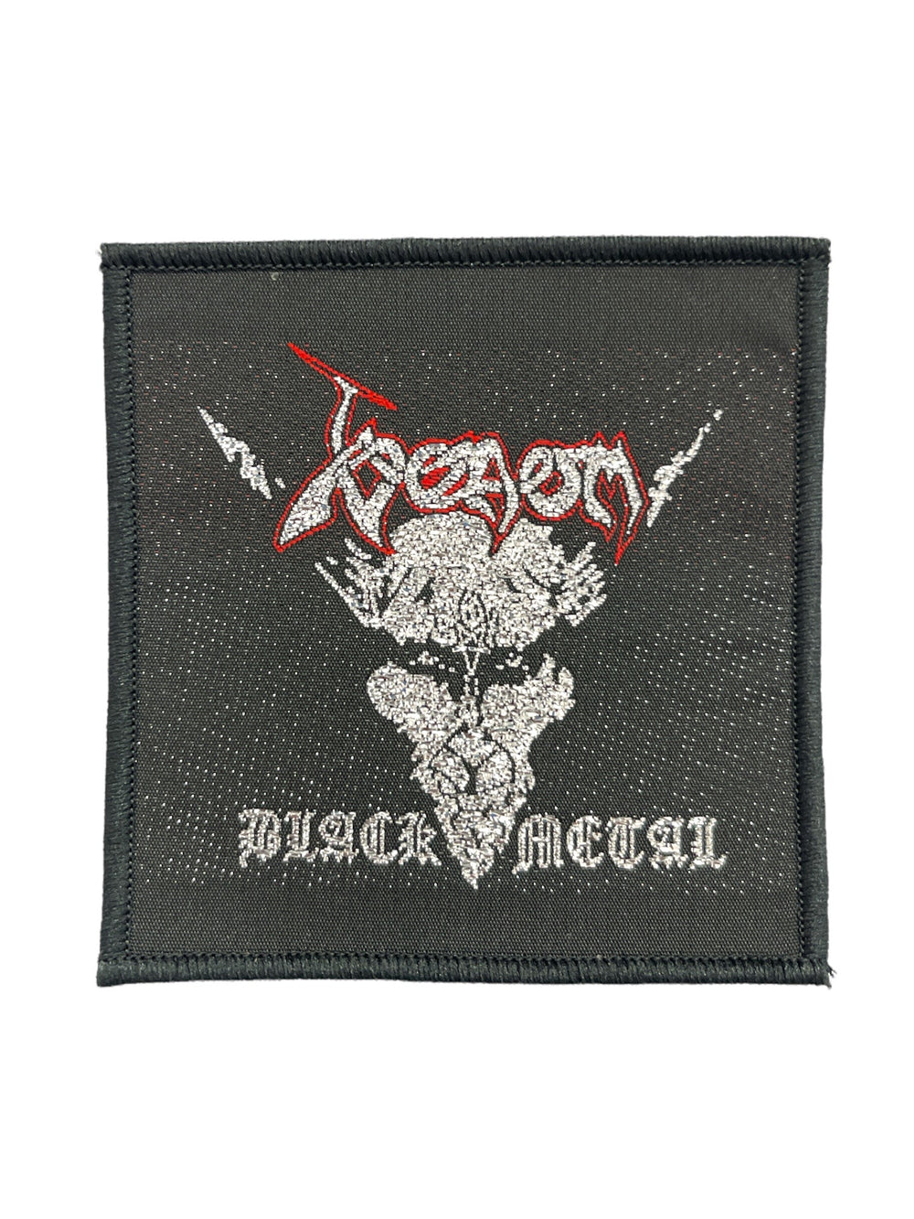 Venom Black Metal Glitter Official Woven Patch Brand New