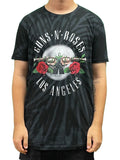 Guns N' Roses - Los Angeles (Dip-Dye) Official Unisex T Shirt Various Sizes NEW