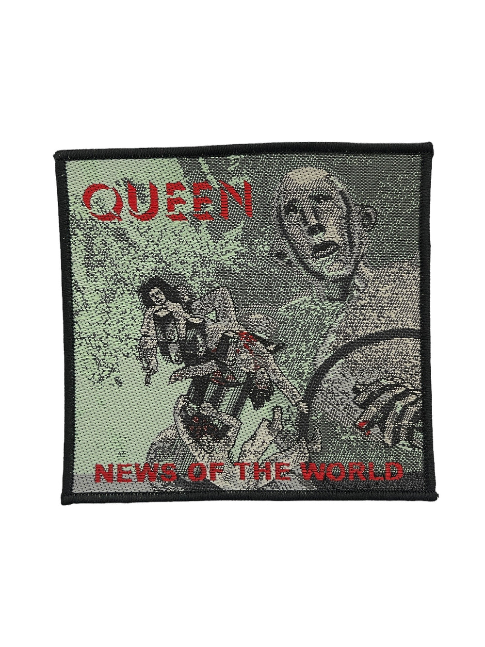 Queen News Of The World Official Woven Patch Brand New Freddie Mercury