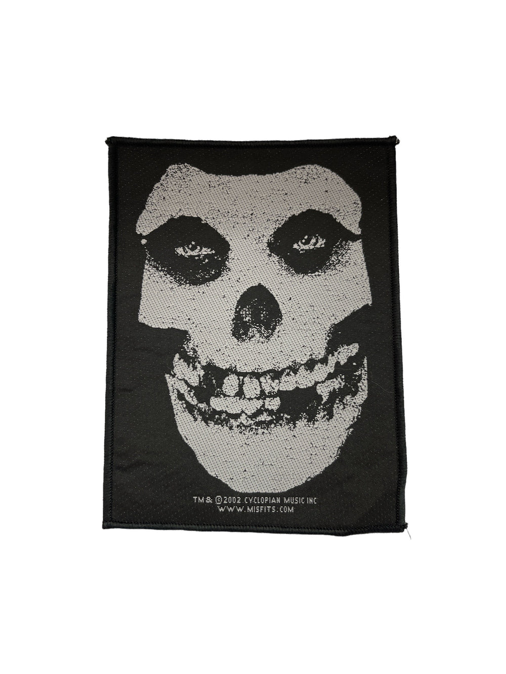 Misfits The White Skull Official Woven Patch Brand New