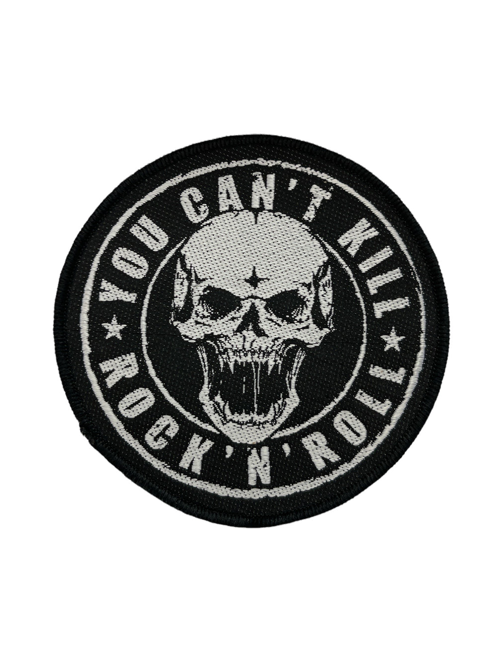 You Can't Kill Rock N Roll Official Woven Patch Brand New