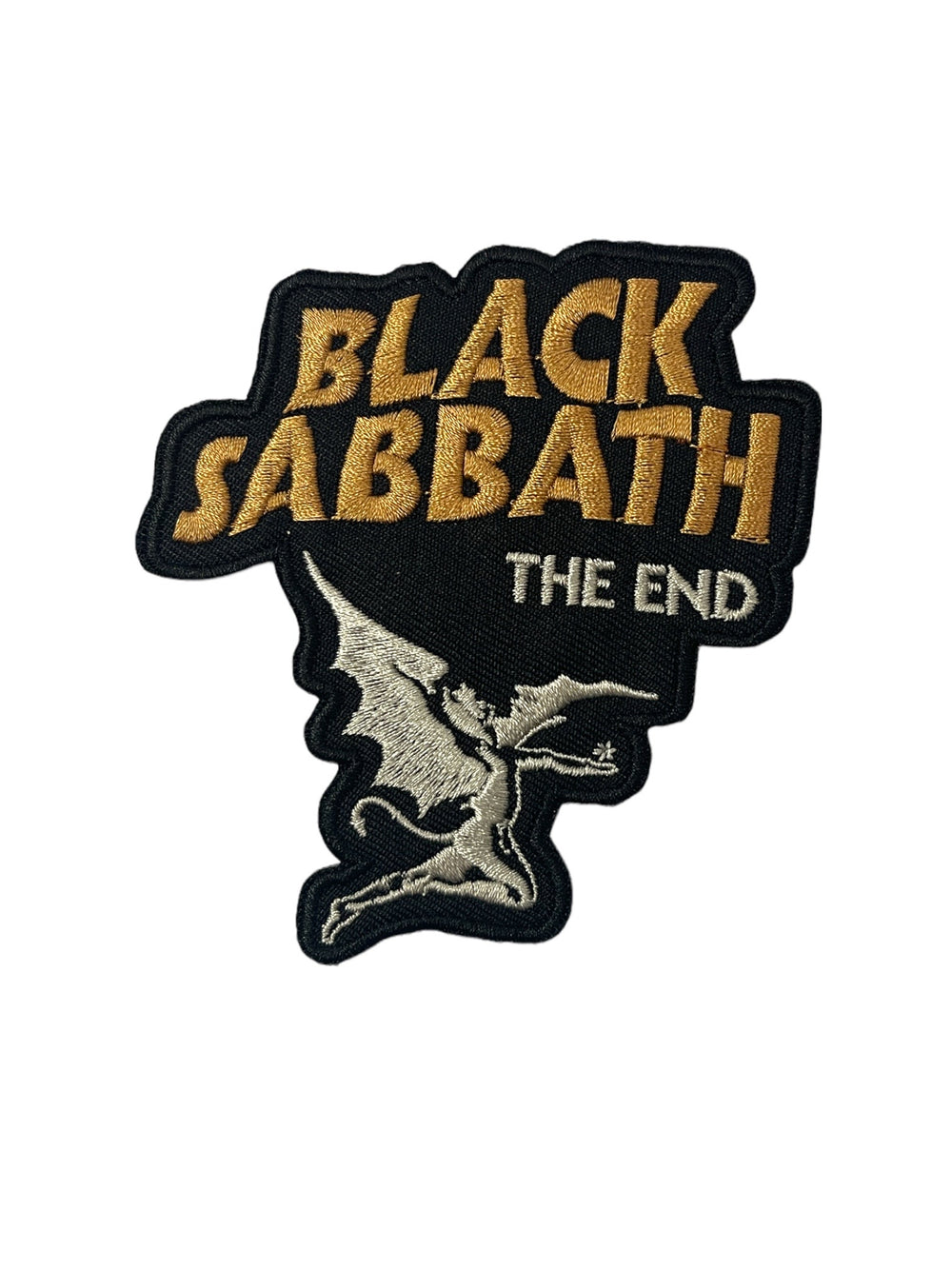 Black Sabbath Standard Patch: The End Official Woven Patch Brand New