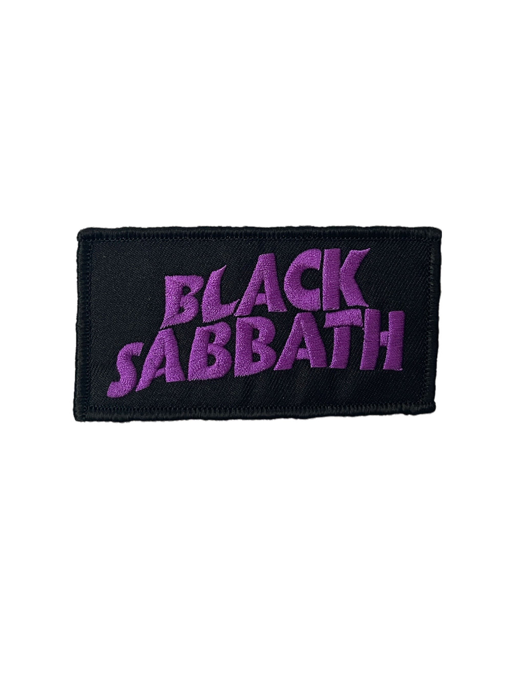 Black Sabbath Standard Patch: Wavy Logo Official Woven Patch Brand New