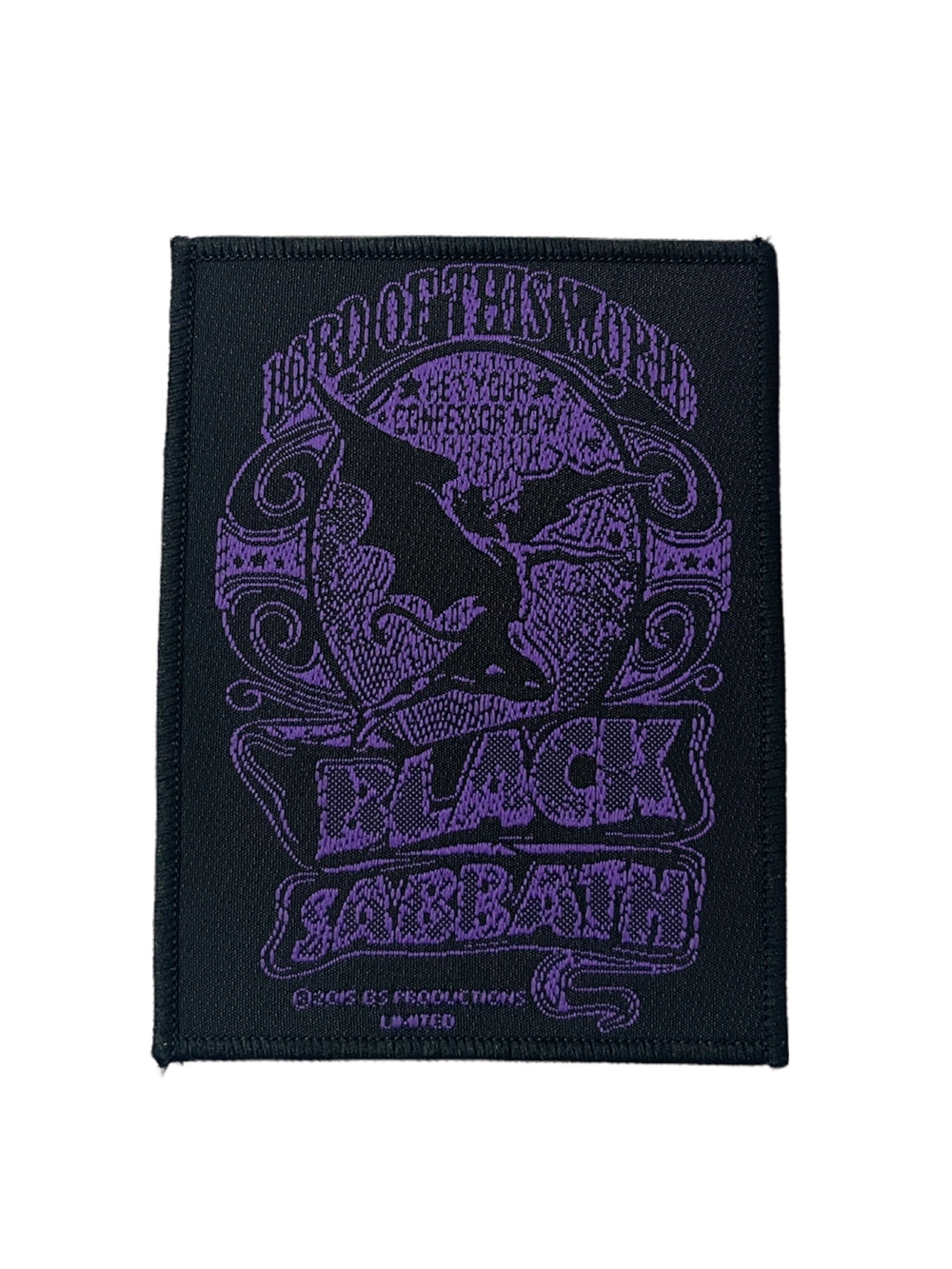 Black Sabbath Standard Patch: Lord Of This World Official Woven Patch Brand New