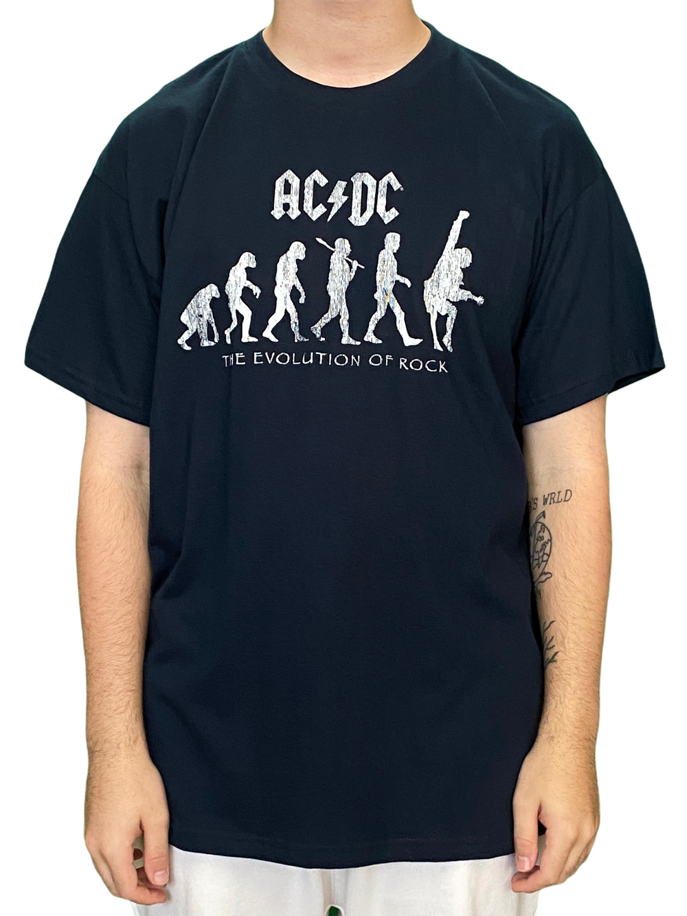 AC/DC Evolution Unisex Official T Shirt Brand New Various Sizes