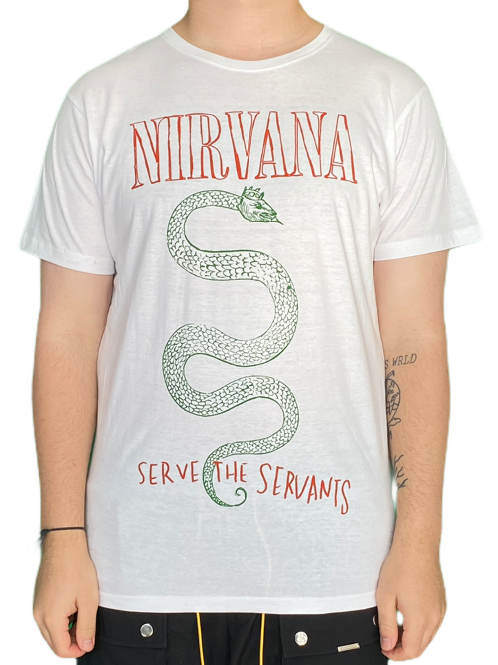 Nirvana Serpent Snake Unisex Official T Shirt Brand New Various Sizes