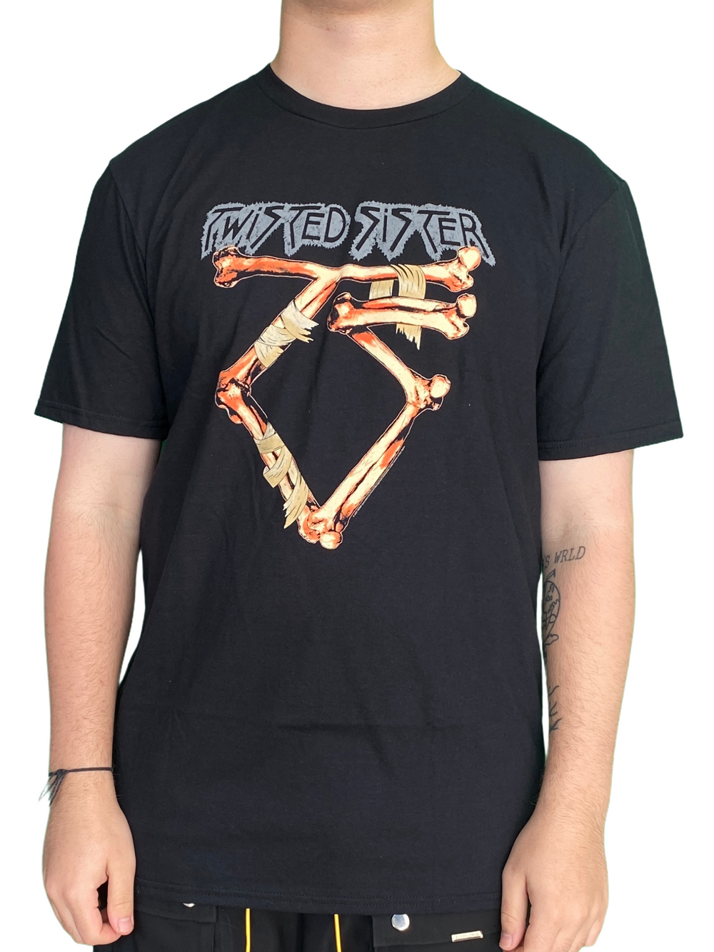 Twisted Sister Bone Logo Unisex Official T Shirt Brand New Various Sizes
