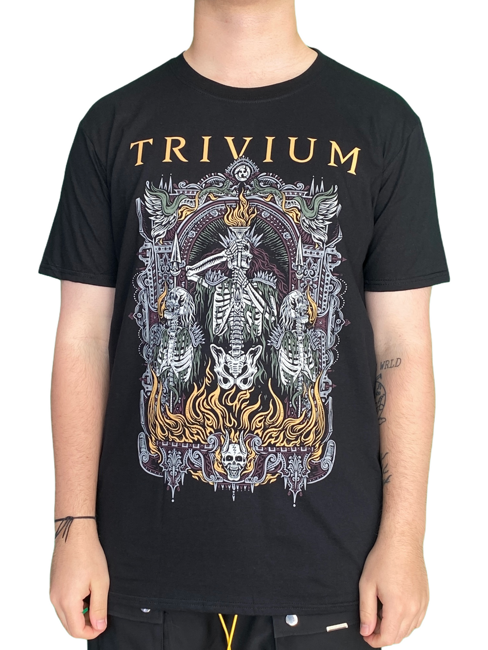Trivium Skelly Frame Unisex Official T Shirt Brand New Various Sizes