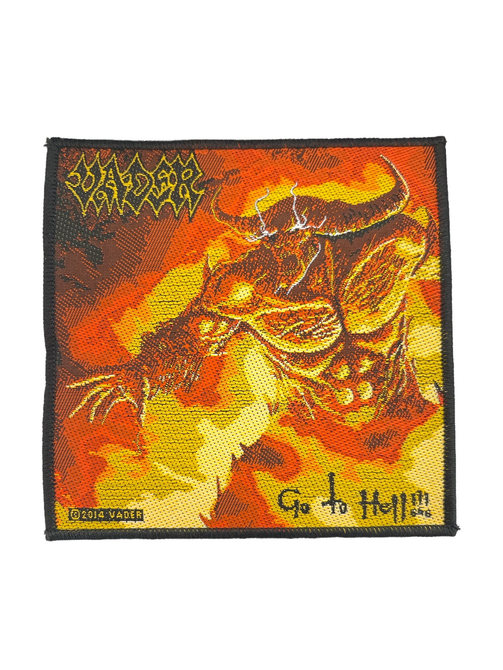 Vader Standard Patch: Go to Hell Woven Patch Brand New