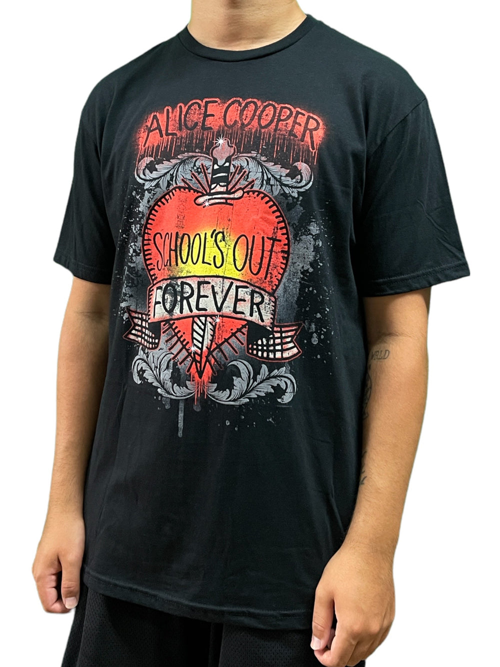 Alice Cooper Schools Out DAGGER  Unisex Official T Shirt Brand New Various Sizes