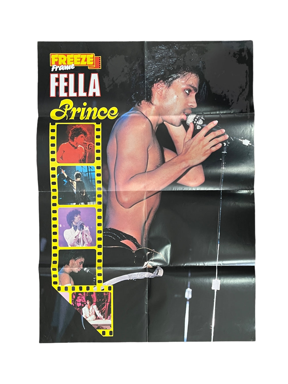 Prince – Freeze Frame Giant Poster Magazine April 1985