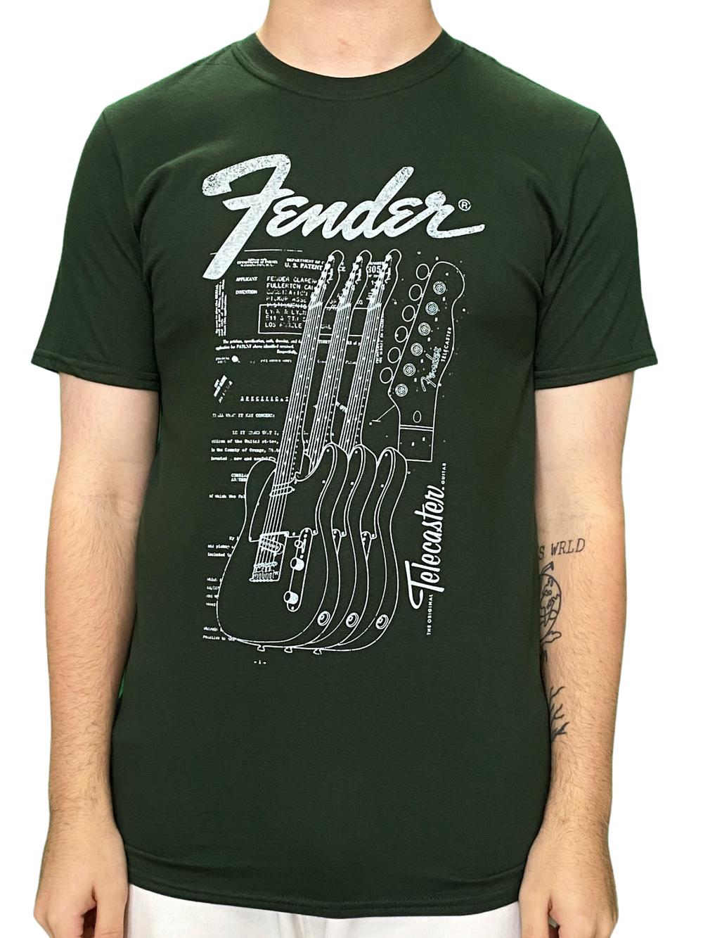 Fender Guitar Telecaster Unisex Official T Shirt Brand New Various Sizes