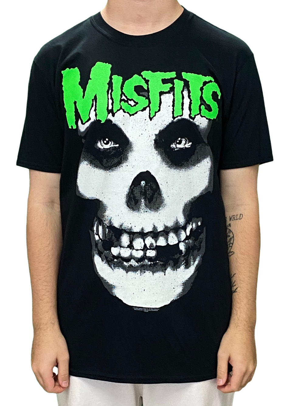 The Misfits Glow Skull Unisex Official T Shirt Brand New Various Sizes