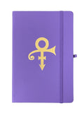 Prince – Xclusive & Official Purple & Embossed Gold Foil Love Symbol Note Book / Journal