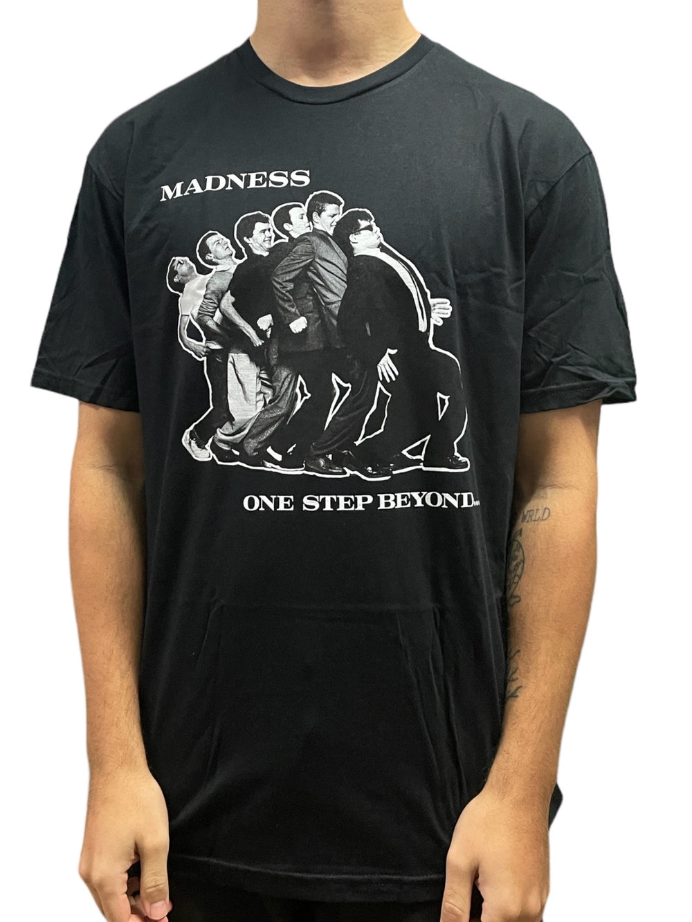 Madness ONE STEP BEYOND Black Unisex Official T Shirt Various Sizes NEW