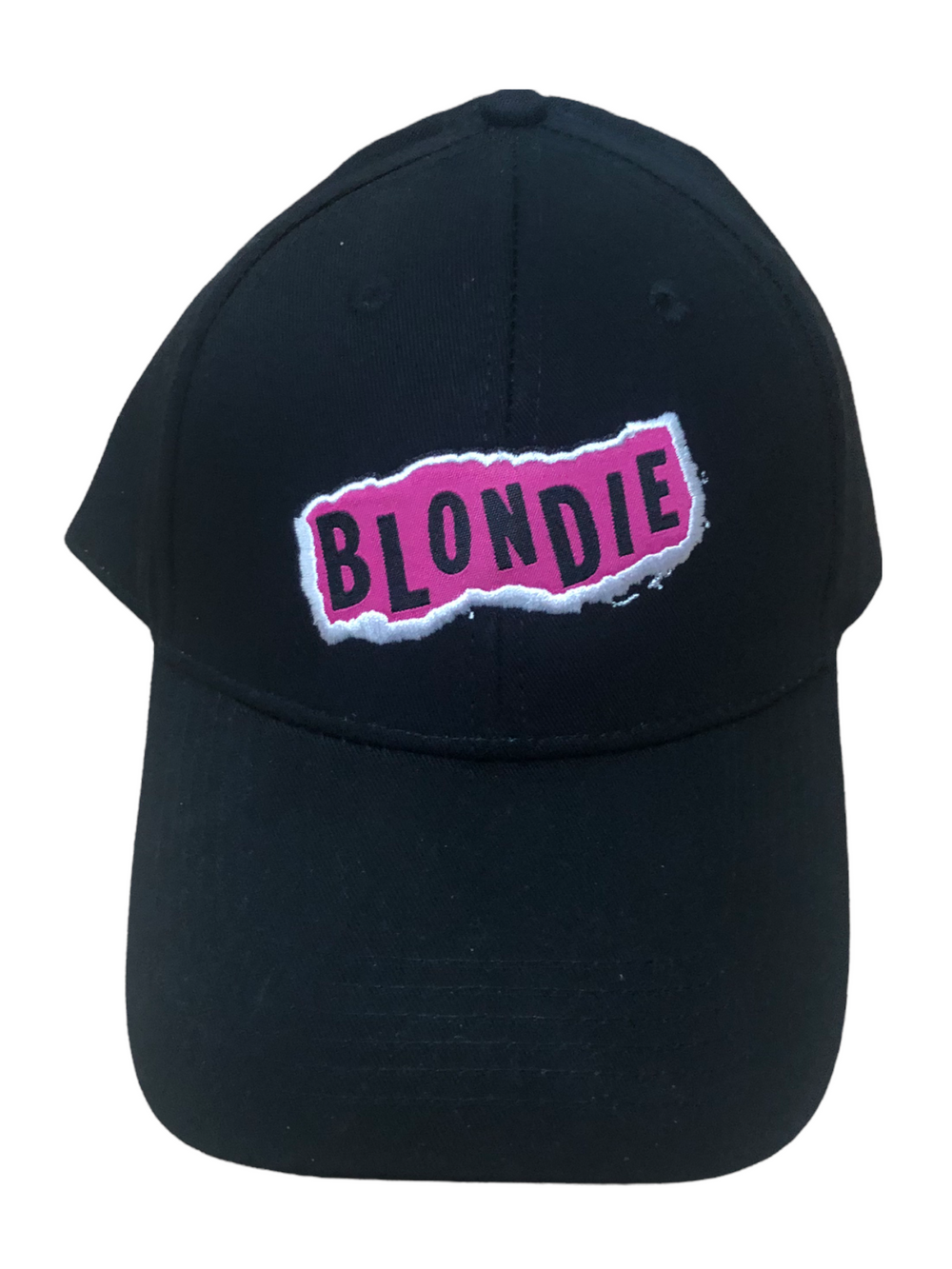 Blondie Punk Logo Official Embroidered Peak Cap Adjustable