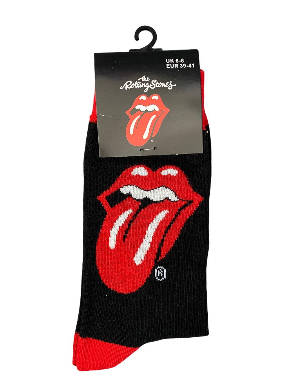 Rolling Stones The -  Official Product 1 Pair Jacquard Socks Size 6 - 8 UK NEW