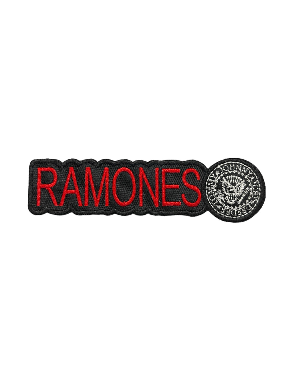 Ramones Logo & Seal Official Woven Patch Brand New