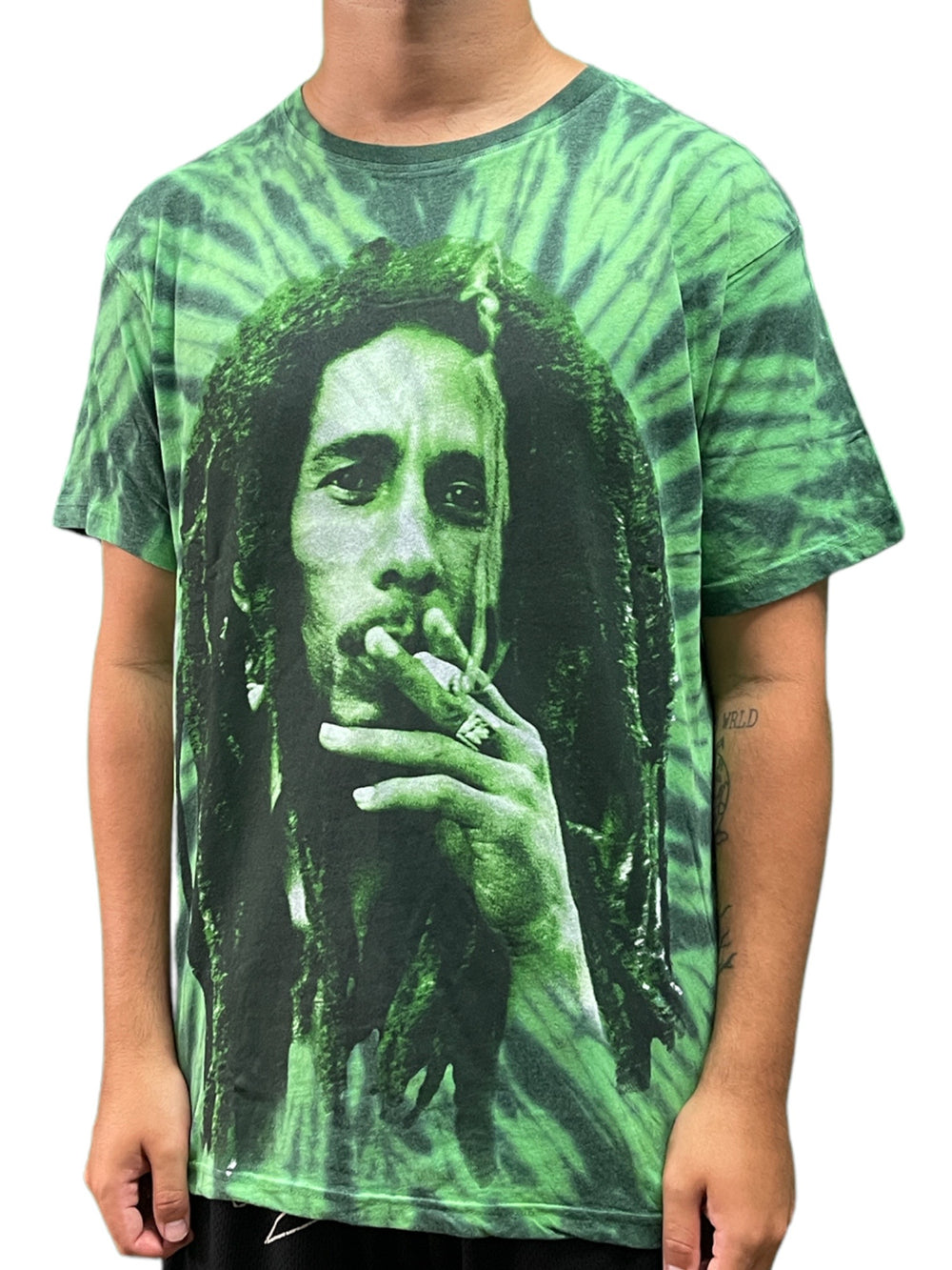 Bob Marley - Smoke (Dip-Dye) Official Unisex T Shirt Various Sizes NEW
