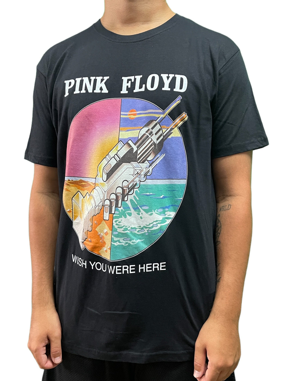 Pink Floyd WYWH Circle Icons BLK Unisex Official T Shirt Various Sizes