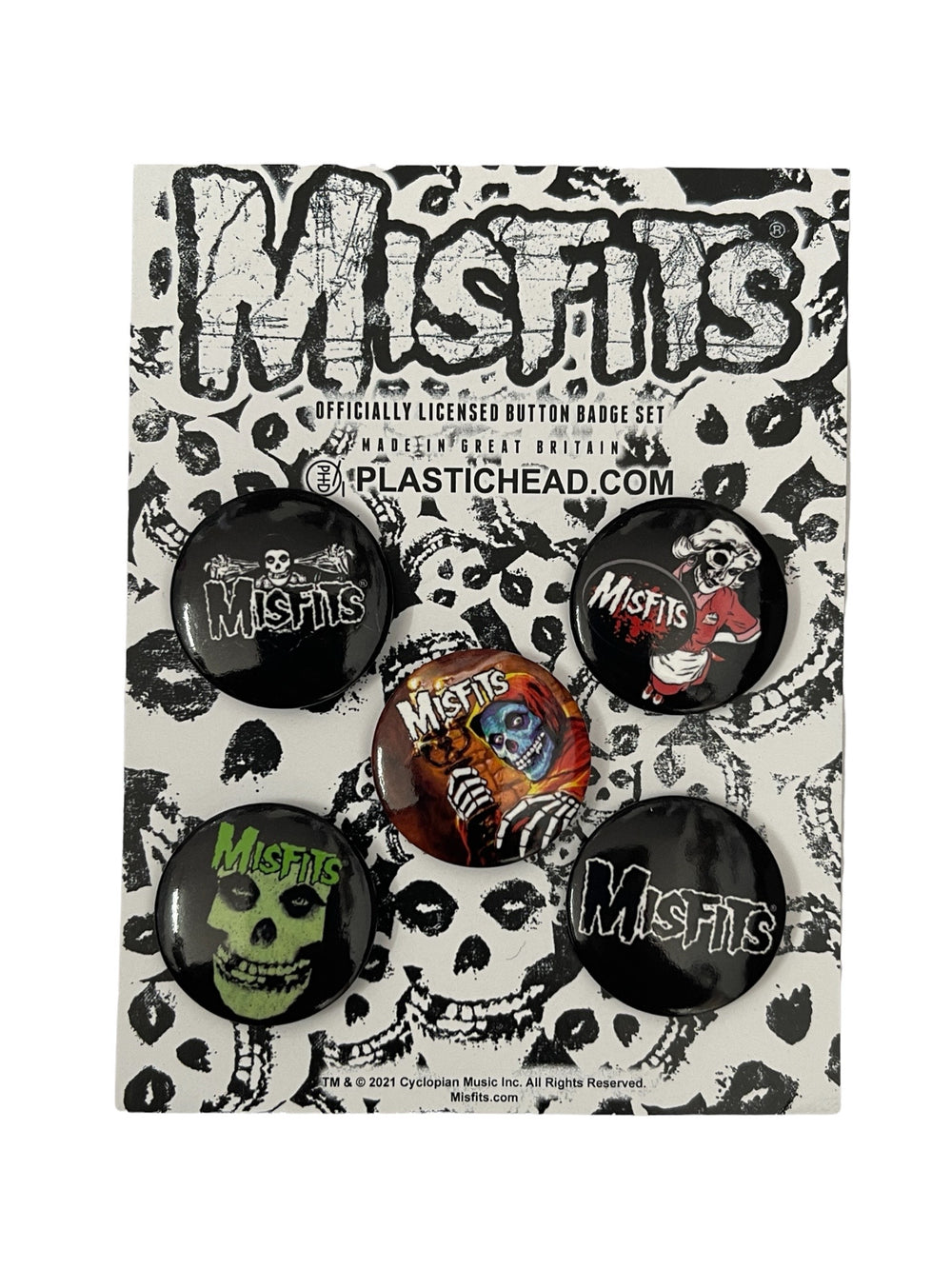 Misfits The Official Merchandise Badge Pack Brand New -  134