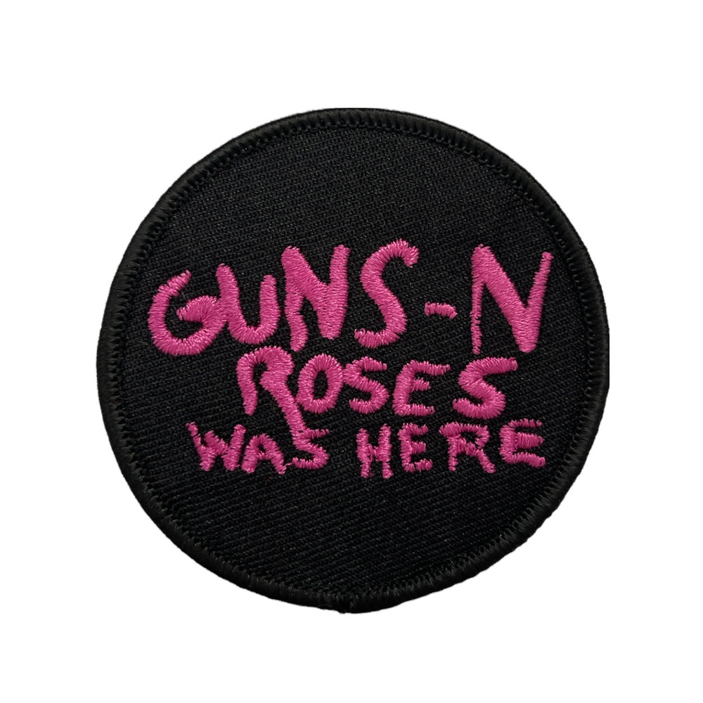 Guns N' Roses Standard Patch: Was Here Official Woven Patch Brand New
