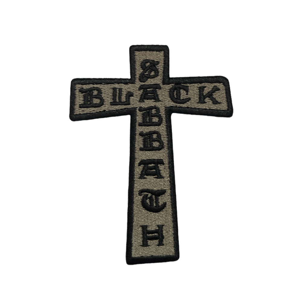 Black Sabbath Standard Patch: Cross Official Woven Patch Brand New