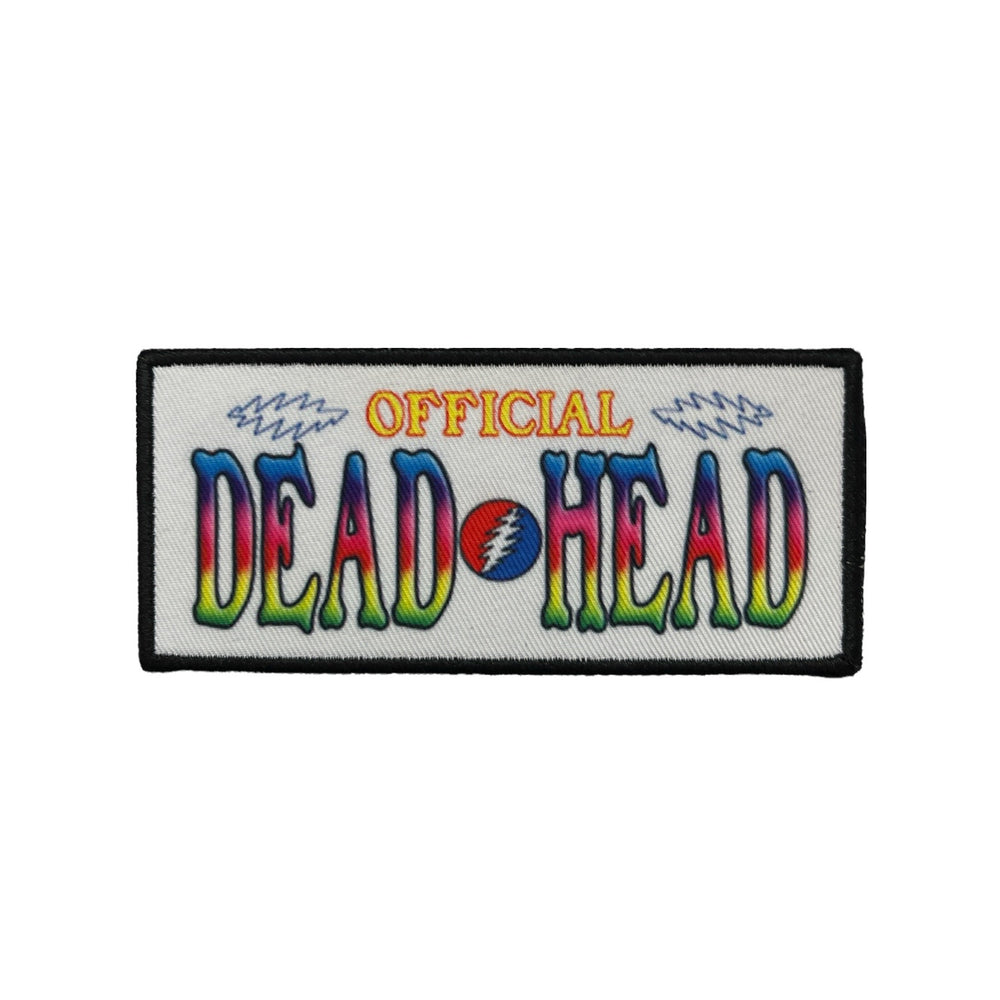Grateful Dead Standard Patch: Official Dead Head Official Woven Patch Brand New