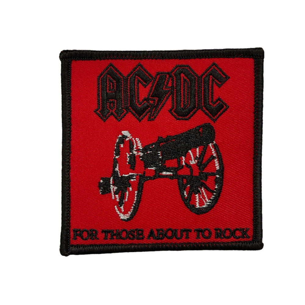 AC/DC Standard Patch: For Those About To Rock Official Woven Patch Brand New