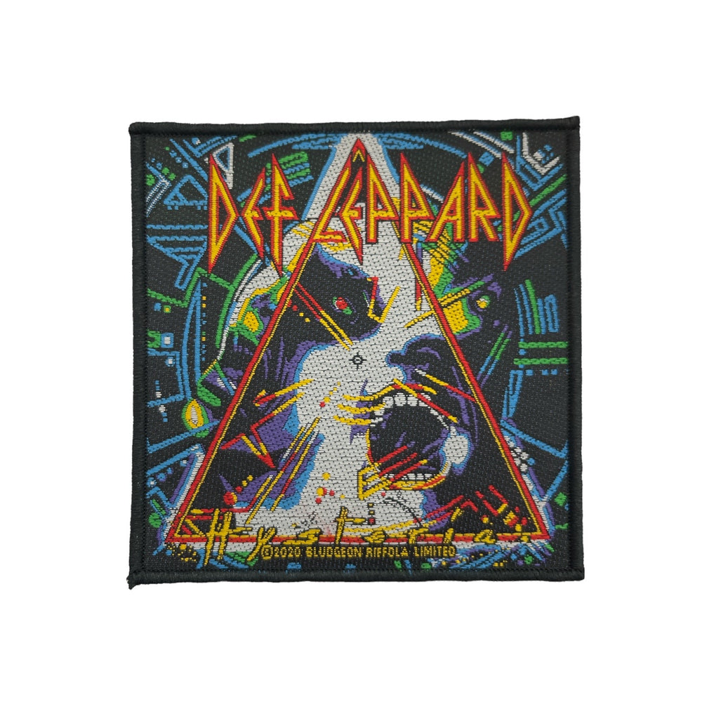 Def Leppard Standard Patch: Hysteria Official Woven Patch Brand New