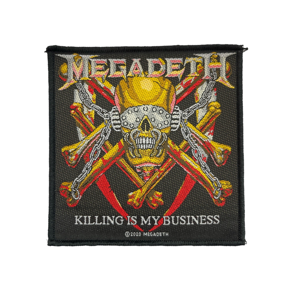Megadeth Standard Patch: Killing Is My Business Official Woven Patch Brand New